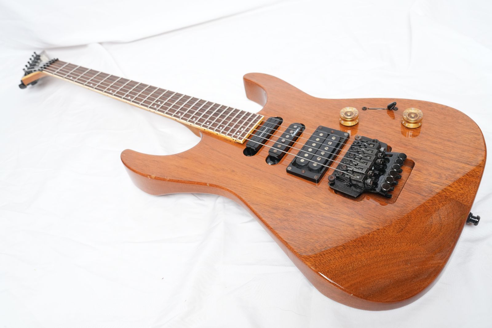 ☆Grover Jackson SUPER DINKY CUSTOM Natural Brown Mahoganyボディ