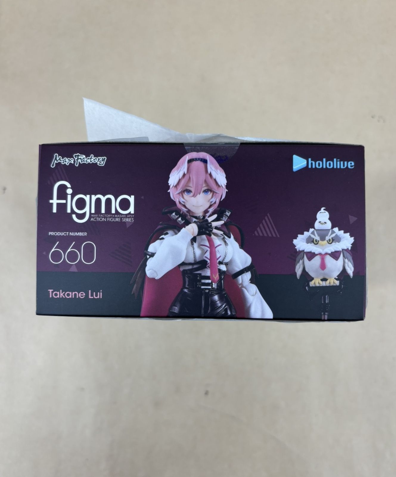 figma hololive 660 鷹嶺ルイ ショップ特典 ホークアイ顔パーツ付き 未