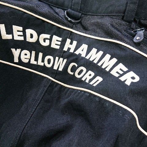 YeLLOW CORN イエローコーン ライディング メッシュパンツ ブラック L