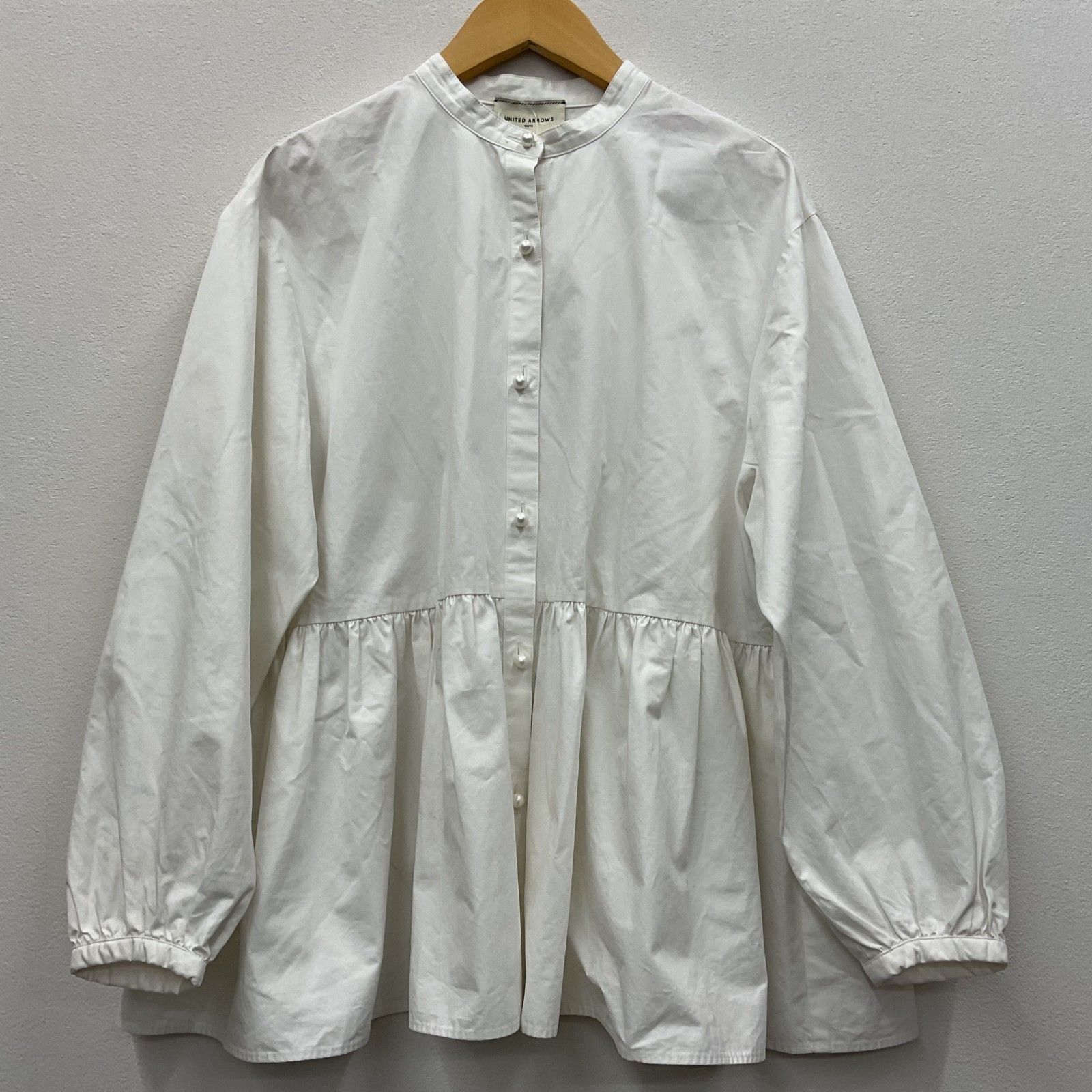 UNITED ARROWS 【ユナイテッドアローズ】 長袖 ブラウス ホワイト 36 