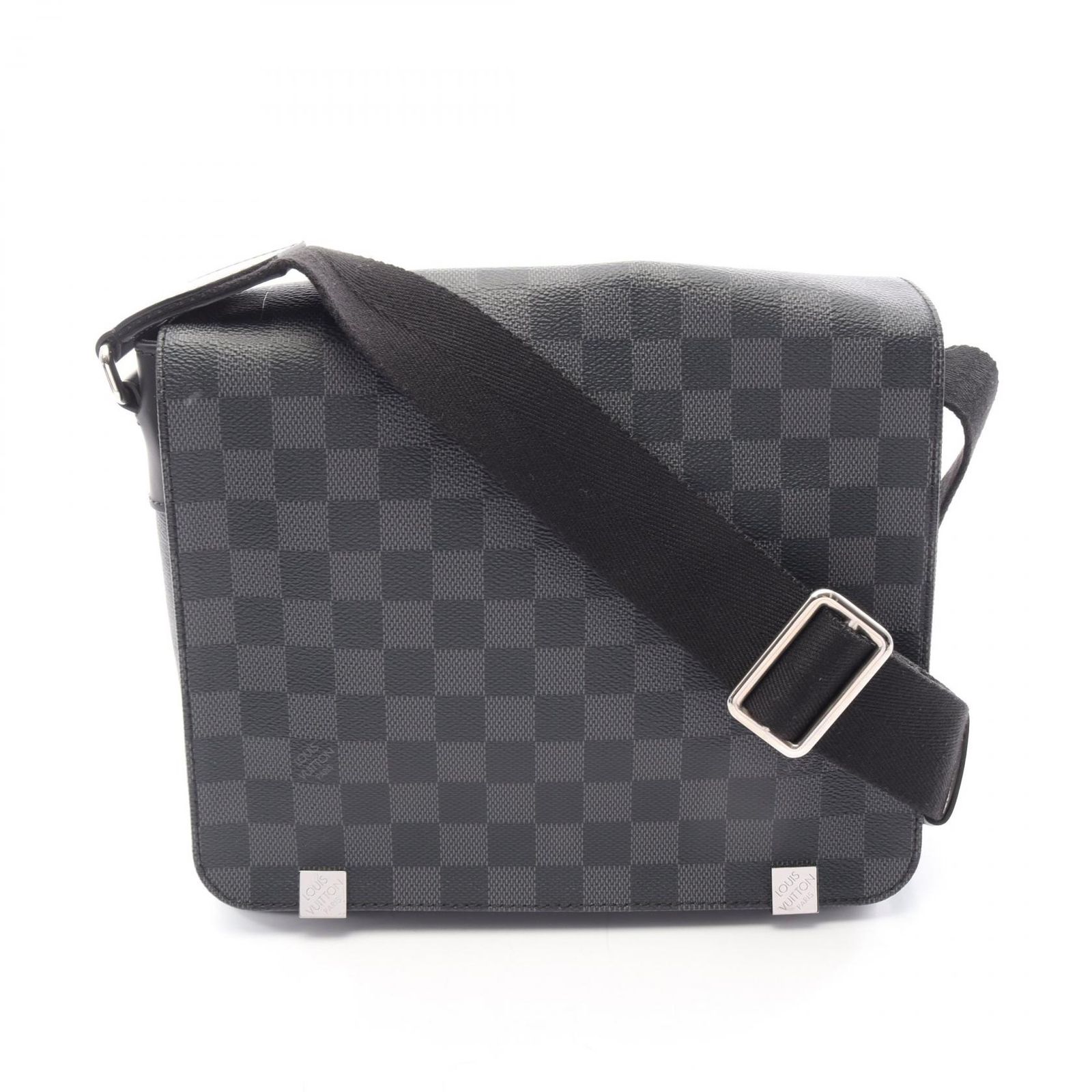 ルイ・ヴィトン LOUIS VUITTON ショルダーバッグ ディストリクトPM NM N41028 PVCコーティングキャンバス レザー ディストリクトPM NM メンズ Used A