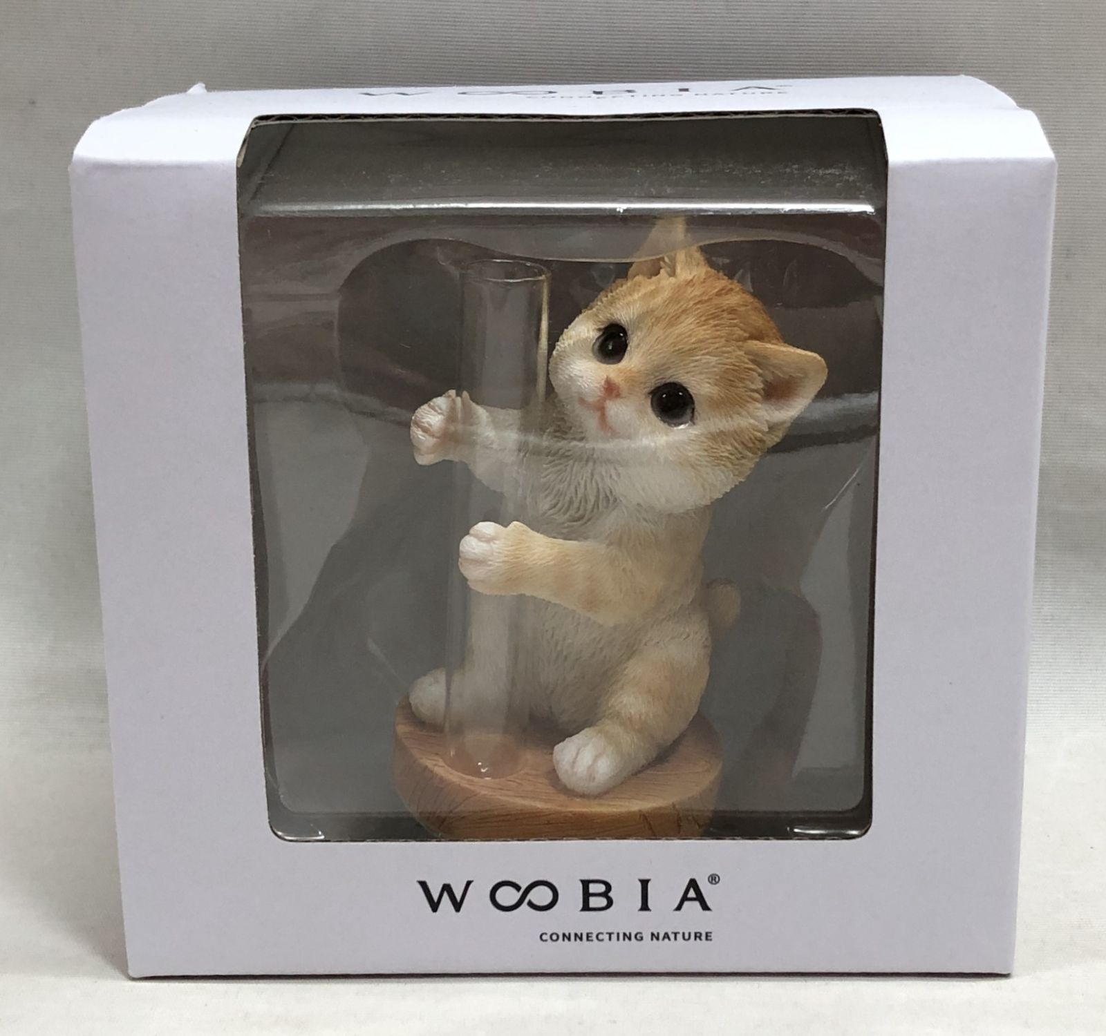 未使用◇WooBia ウービア 茶トラ猫 一輪挿し H22166-1A - メルカリ