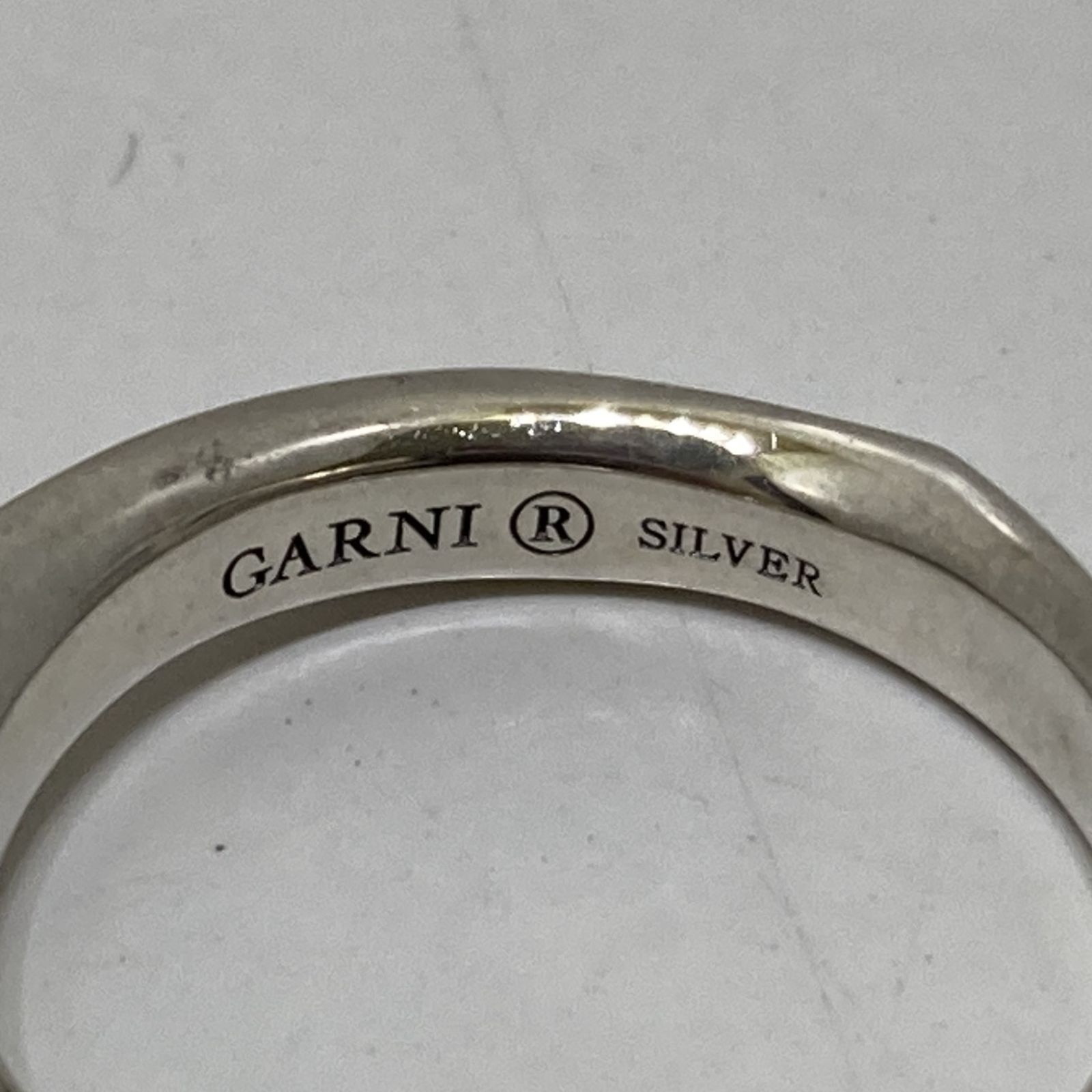 GARNI ガルニ Crockery Ring 指輪 9号 シルバー クロッケリーリング