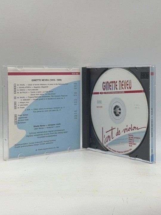 CD】 ジネット・ヌヴー Ginette Neveu l'art de violon 1994 2610CZta4