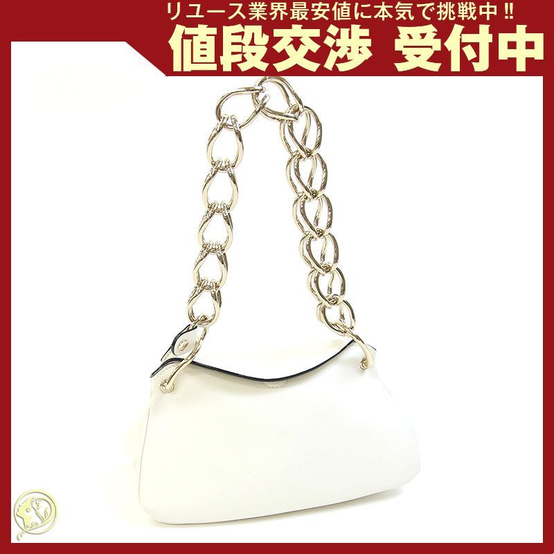 クロエ ハンドバッグ ジュアナ オフホワイト レザー 36,270円