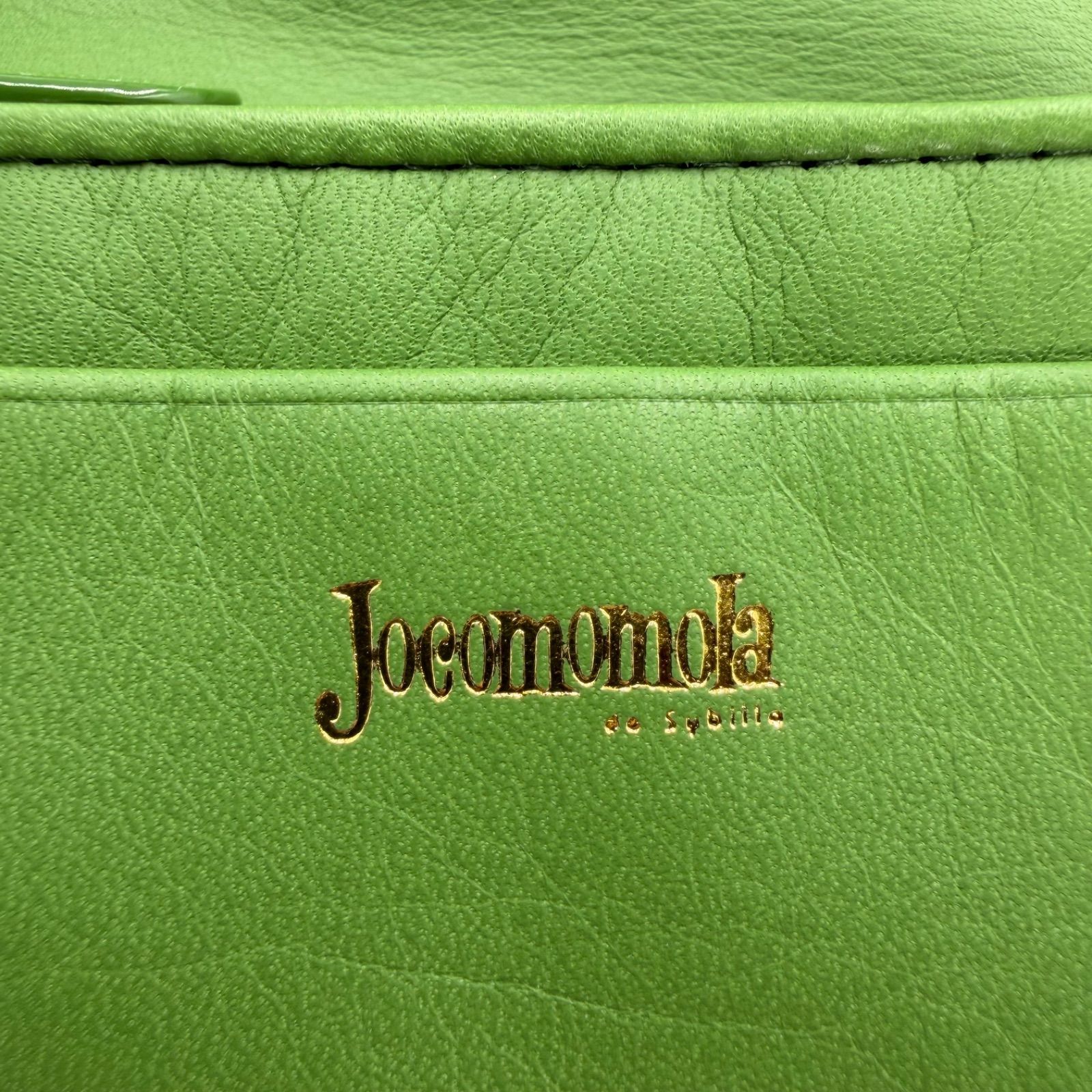 美品】Jocomomola ホコモモラ 二つ折り財布 刺繍 パッチワーク
