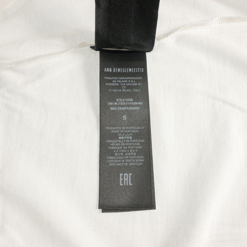 アンドゥムルメステール ANN DEMEULEMEESTER 25SS EMIL RELAX FIT LONG