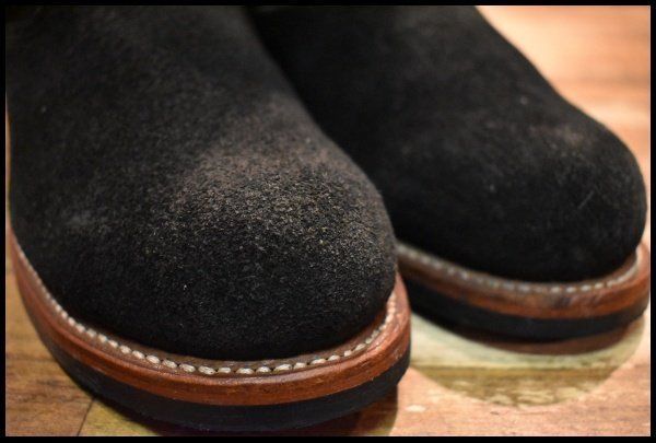 7E 箱付 良品 黒タグ】Chippewa チペワ 1901M67 黒スエード エンジニア