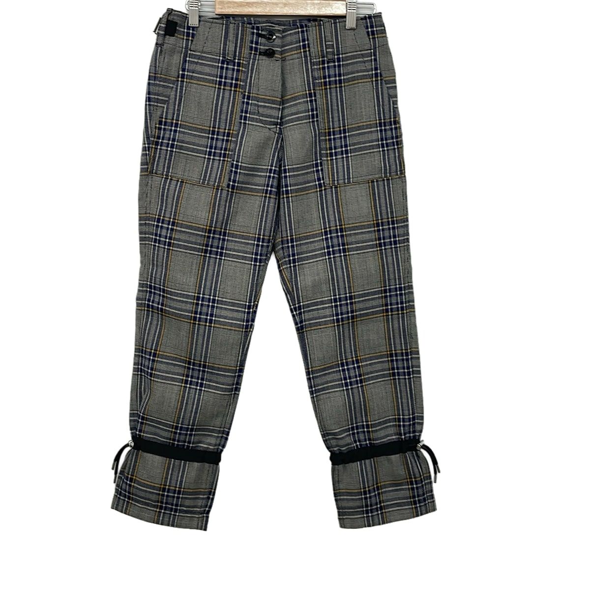 sacai チェック柄パンツ　サイズ2 Sacai(サカイ) パンツ サイズ2 M レディース美品 - 18-04162 ライト