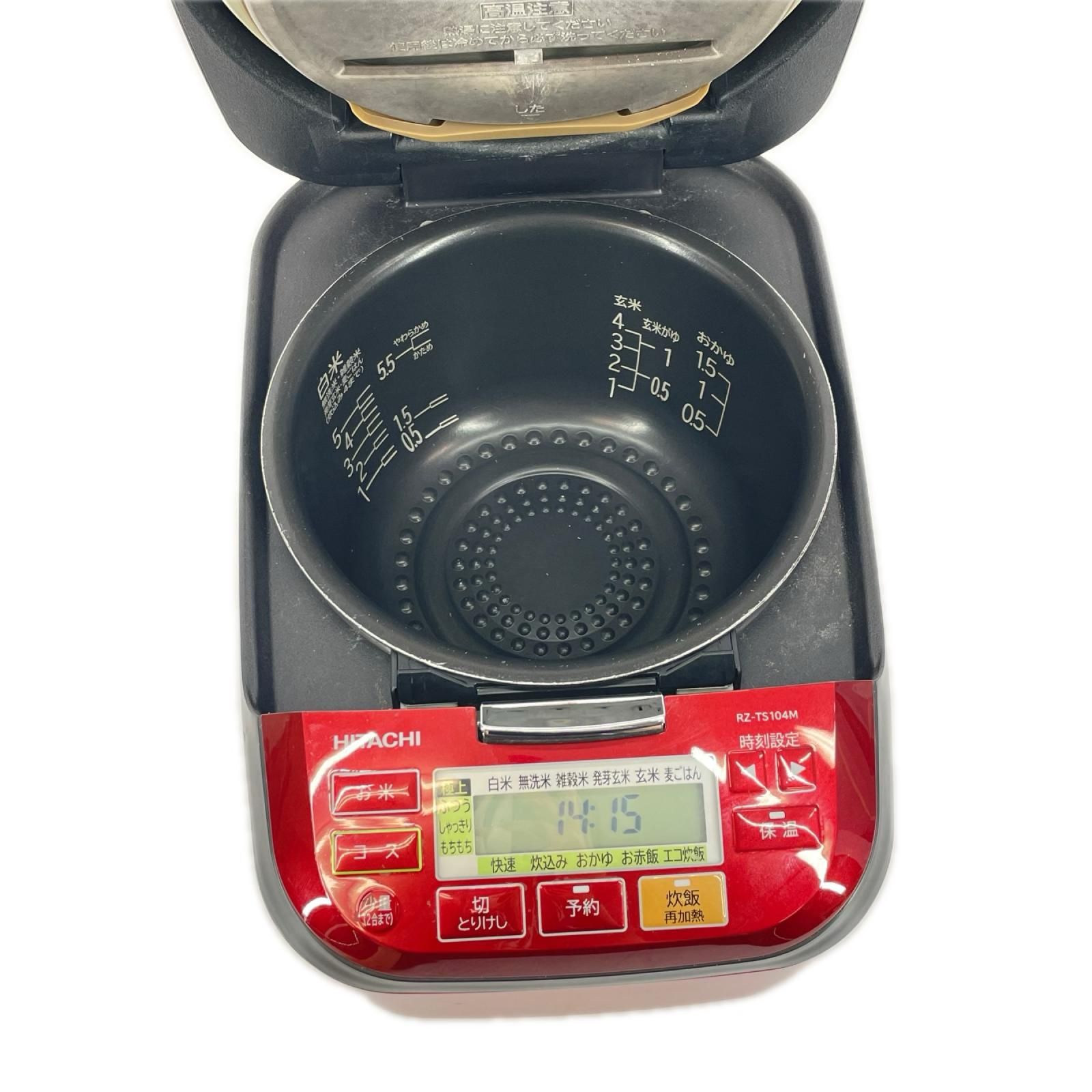 HITACHI 日立 ふっくら御膳 圧力&スチームIHジャー炊飯器 RZ-TS104M HITACHI 日立 ふっくら御膳 圧力&スチームIHジャー炊飯器 RZ-TS104M
