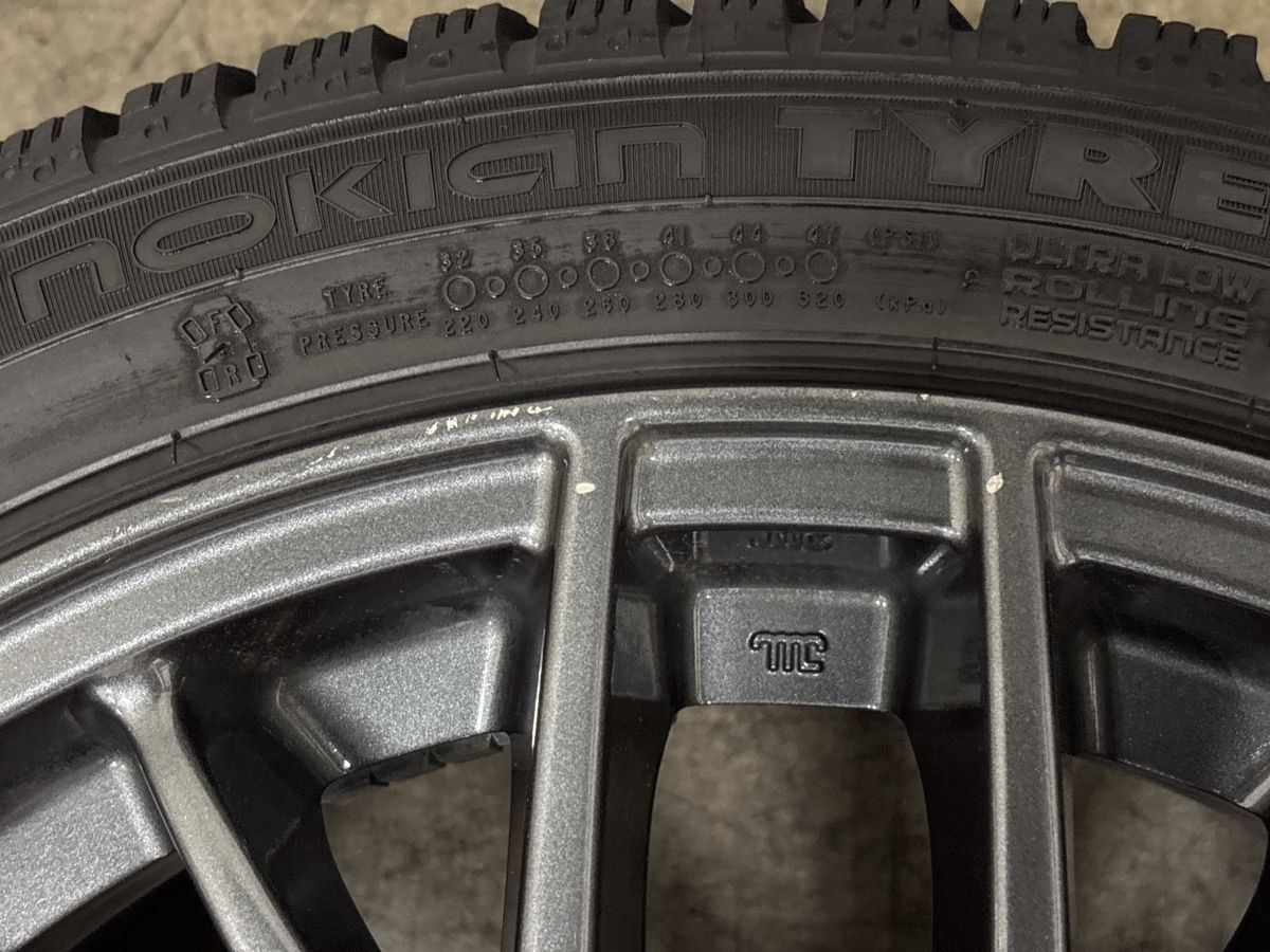 バリ溝】スバル VAB WRX STI 純正 18in 8.5J +55 PCD114.3 ノキアン