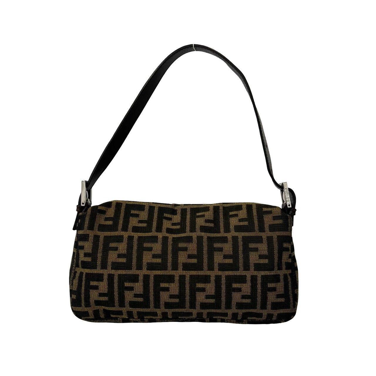 極 美品 FENDI フェンディ ヴィンテージ ズッカ 柄 FF ロゴ 金具