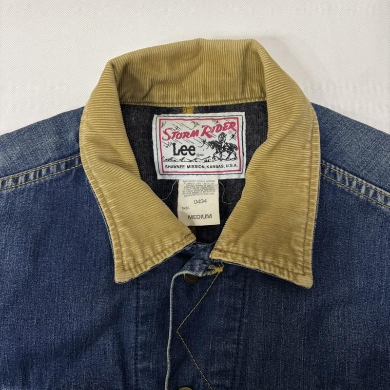【希少XL】90s Lee Storm Rider 0434 デニムジャケット リー 90s Storm Rider ストームライダー 0434 デニム ジャケット 裏地