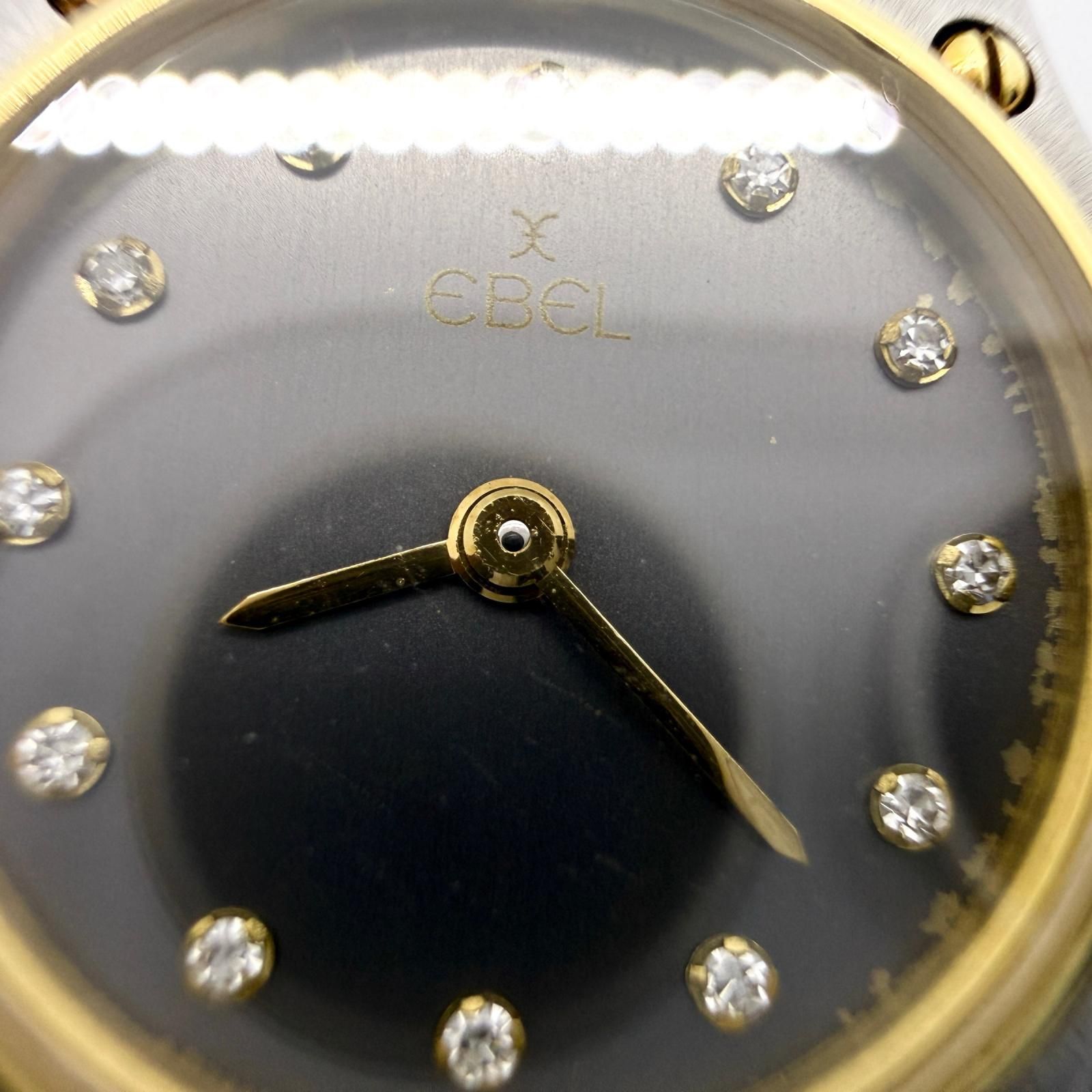 EBEL エベル クラシックウェーブ 166901 グレー QZ レディース 腕時計