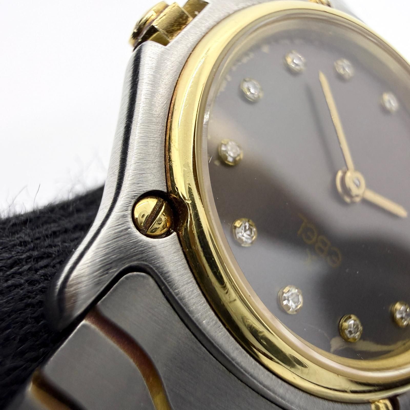 EBEL エベル クラシックウェーブ 166901 グレー QZ レディース 腕時計