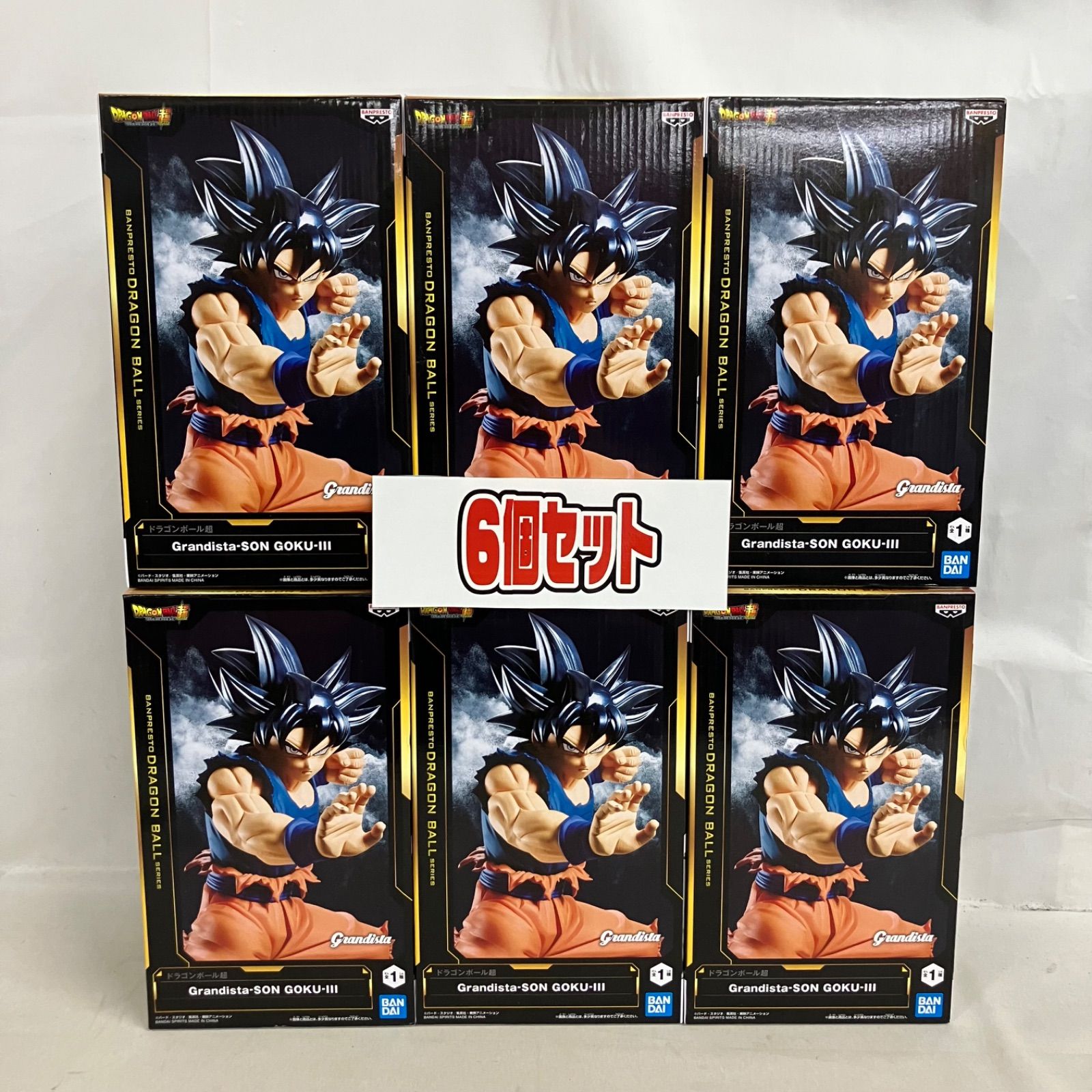 未開封 ドラゴンボール 超 Grandista 孫悟空 Ⅲ フィギュア 6個セット SFK153 c111