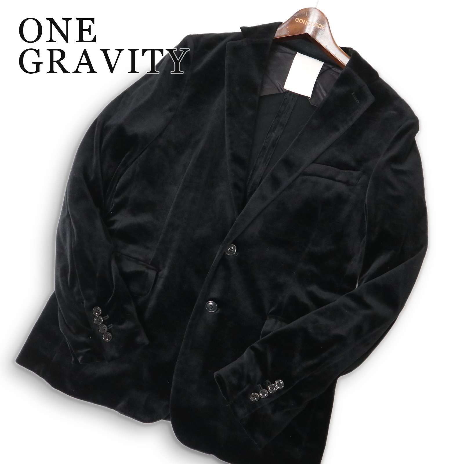 ONE GRAVITY ワングラビティ 秋冬☆ ベロア テーラード ジャケット 