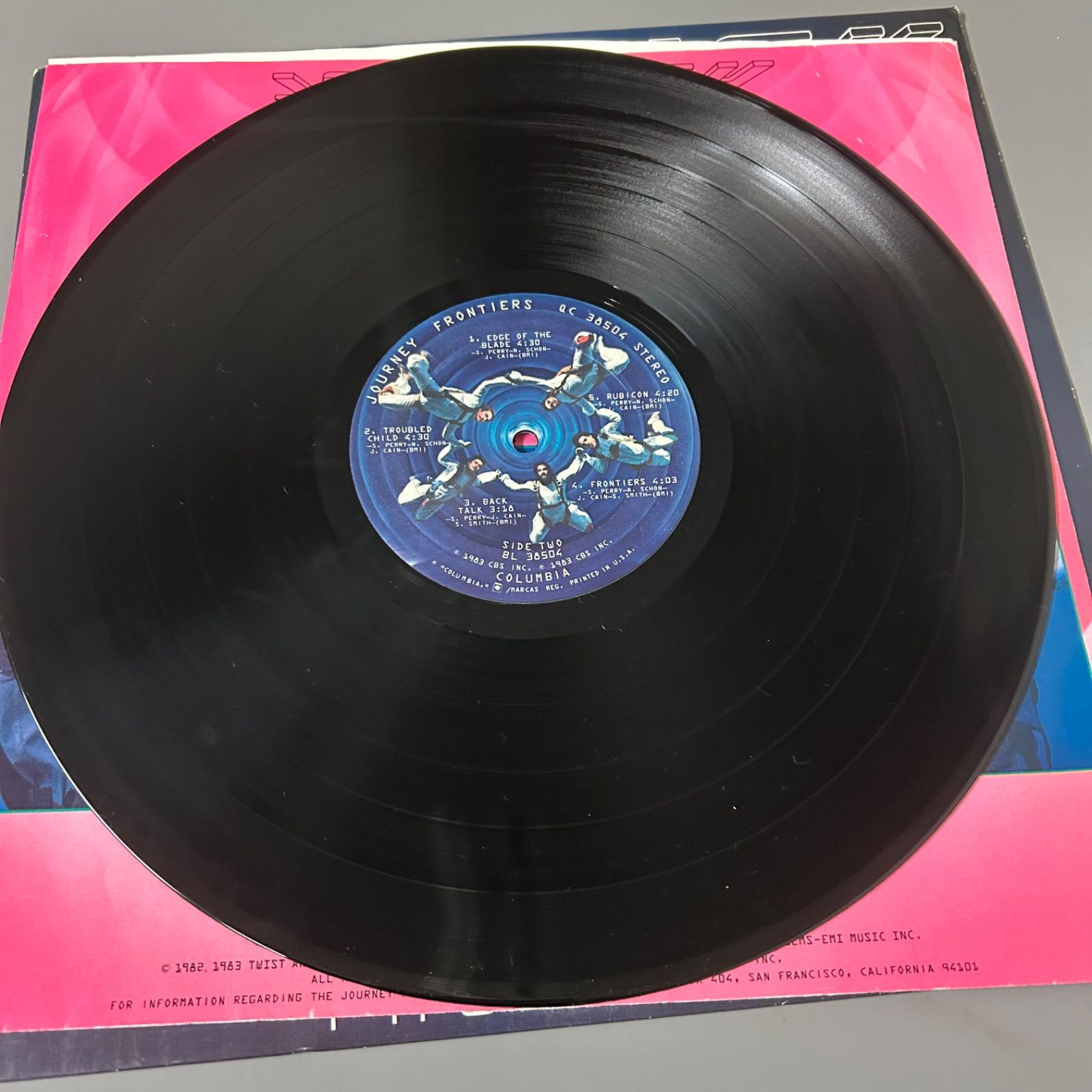 US盤 LP レコード JOURNEY FRONTIERS ジャーニー フロンティアーズ