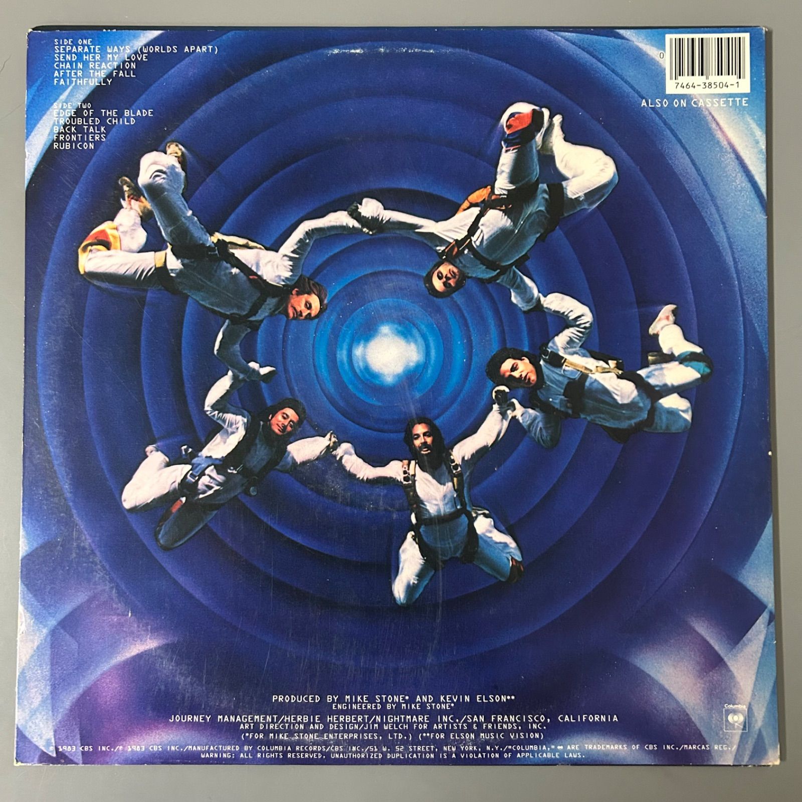新品‼️USオリジナルLP　ジャーニー／フロンティアーズ　Journey US盤 LP レコード JOURNEY FRONTIERS ジャーニー フロンティアーズ