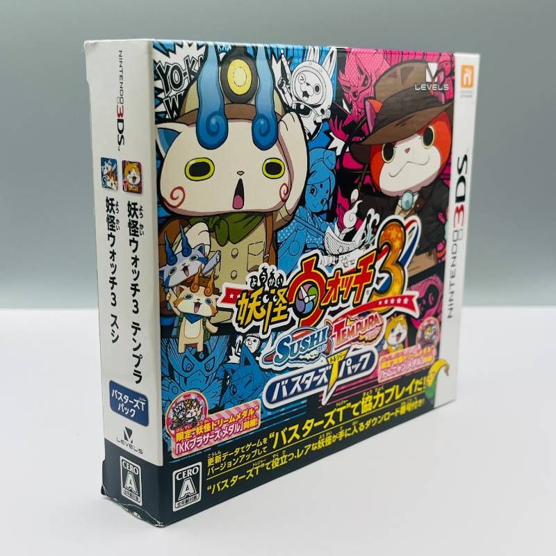 メダル付 】妖怪ウォッチ3 スシ・テンプラ バスターズTパック 3DS