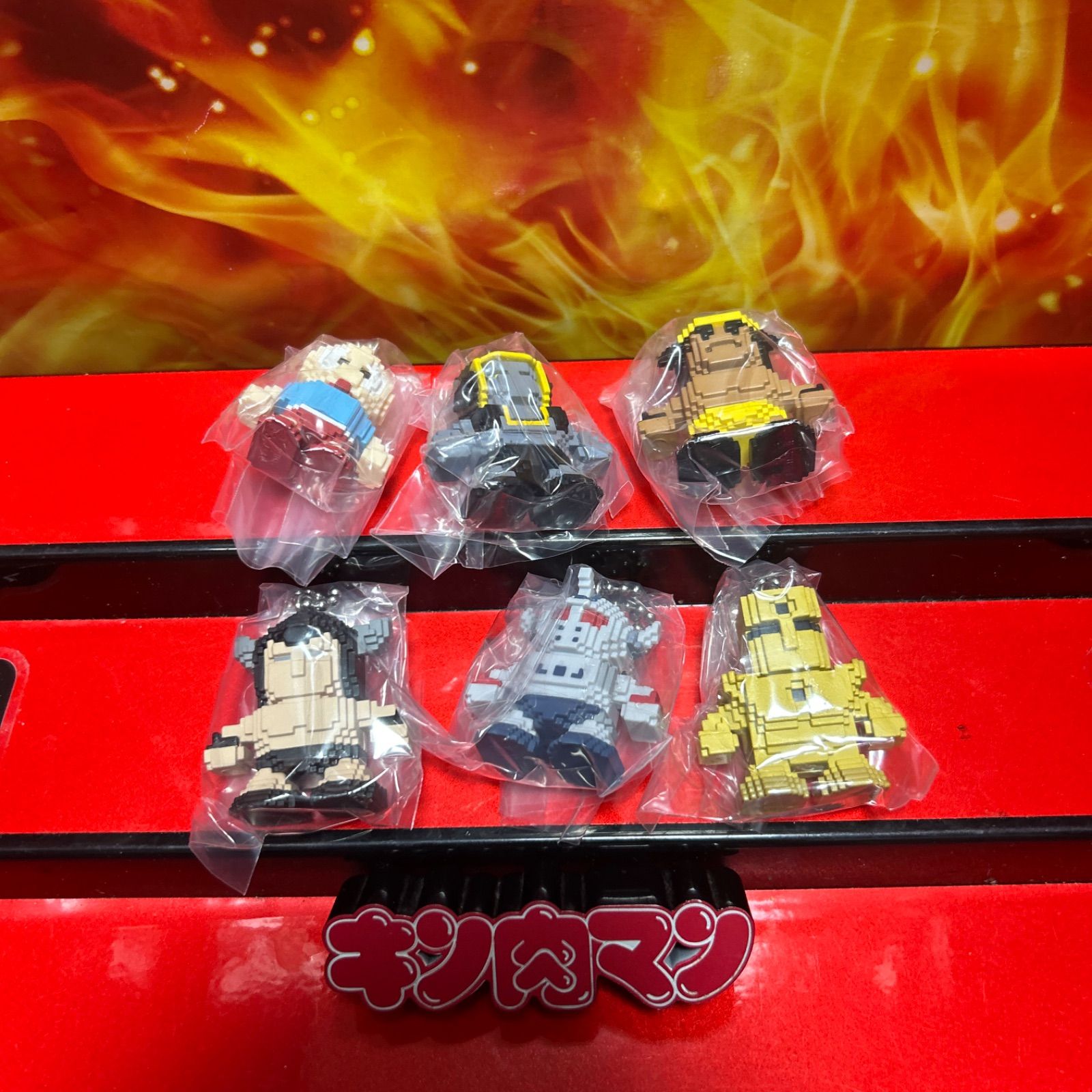 超人気 キン肉マン ドットフィギュアチャーム2 全6種 コンプリート