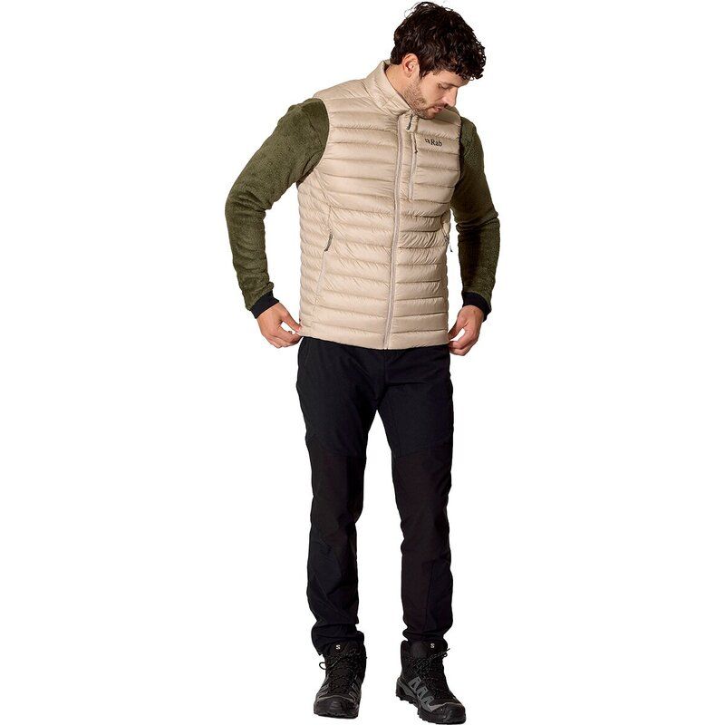ラブ メンズ トップス ベスト Rab Microlight Vest Mens Dark Pebble