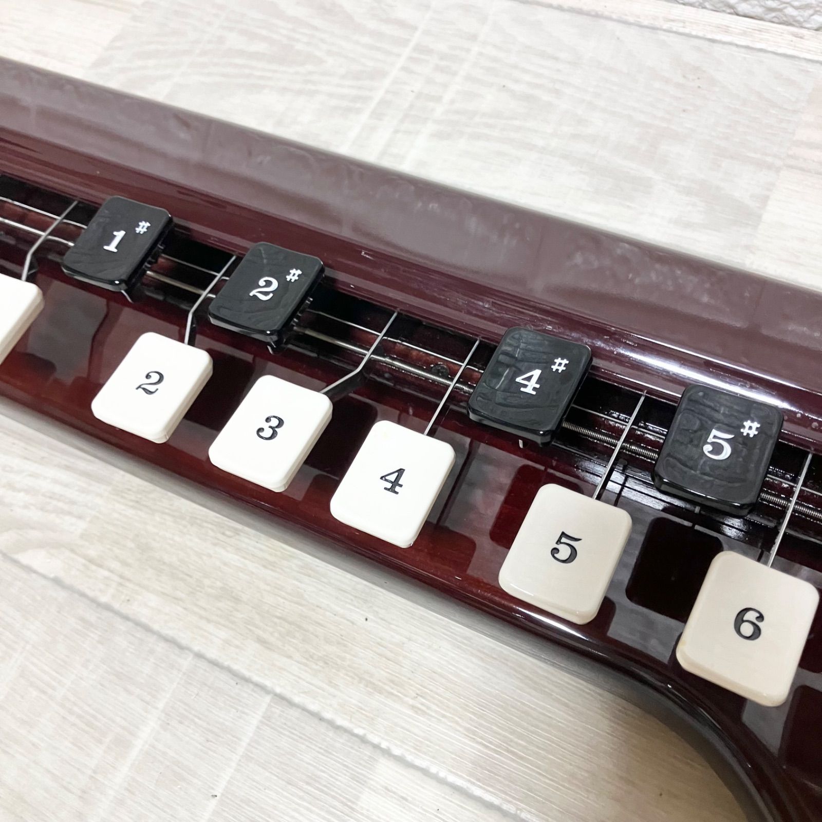 廃盤品 希少 美品】スズキ 電気大正琴 蘭 BASS バス 鈴木楽器 SUZUKI