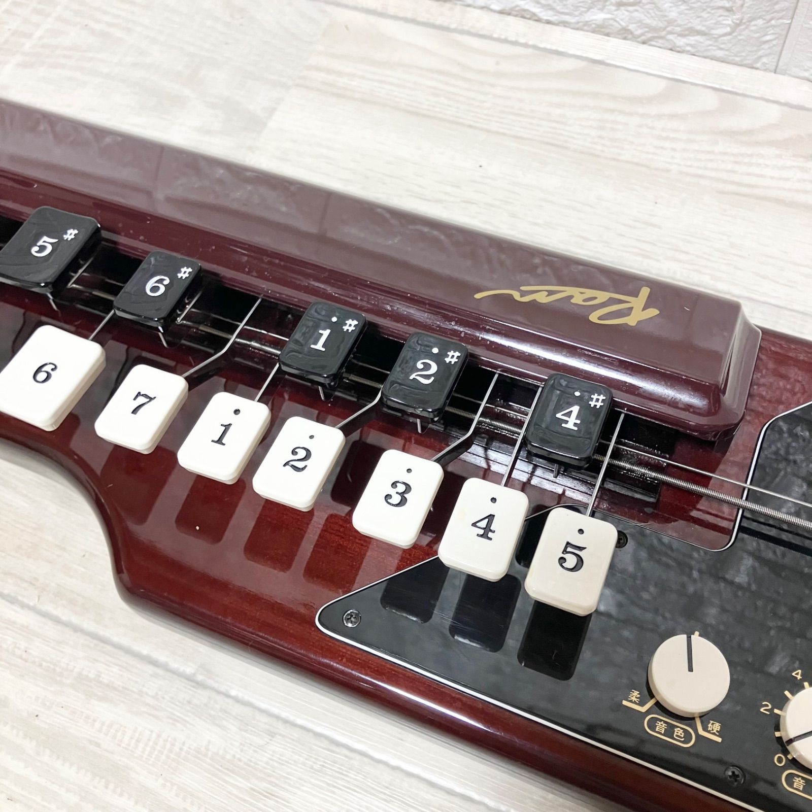 廃盤品 希少 美品】スズキ 電気大正琴 蘭 BASS バス 鈴木楽器 SUZUKI