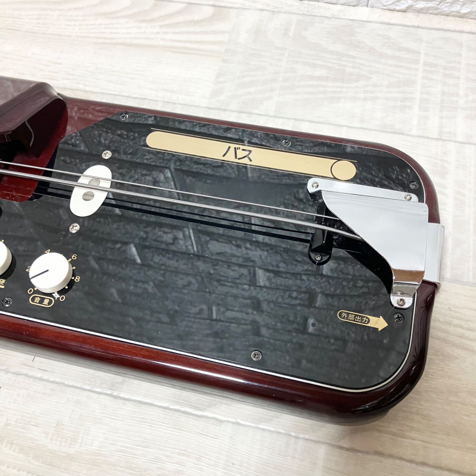 【希少】SUZUKI 大正琴 蘭バス 動作確認済み 専用ケース付 廃盤品 希少 美品】スズキ 電気大正琴 蘭 BASS バス 鈴木楽器 SUZUKI