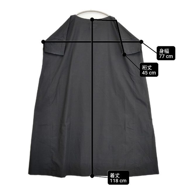 ARTS&SCIENCE アーツアンドサイエンス半袖 ワンピース ブラック ARTS&SCIENCE 041-L590-060 コットン サイズ1 半袖ドレス ワンピース