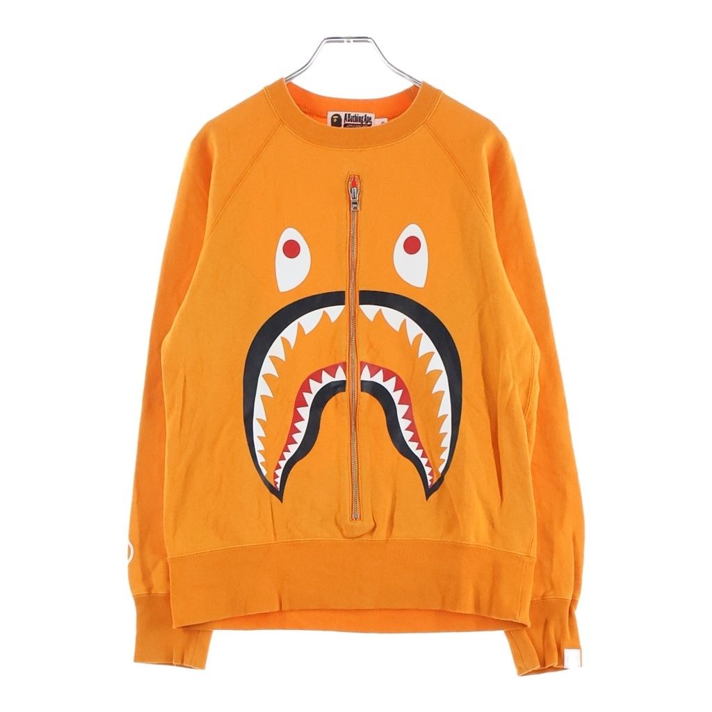 A BATHING APE (アベイシングエイプ) SHARK ZIP CREWNECK シャーク