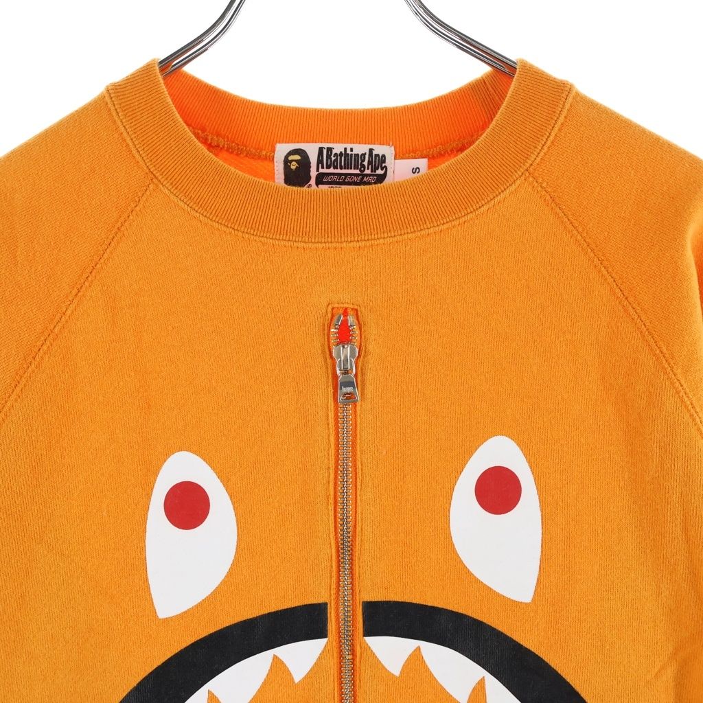 A BATHING APE (アベイシングエイプ) SHARK ZIP CREWNECK シャーク
