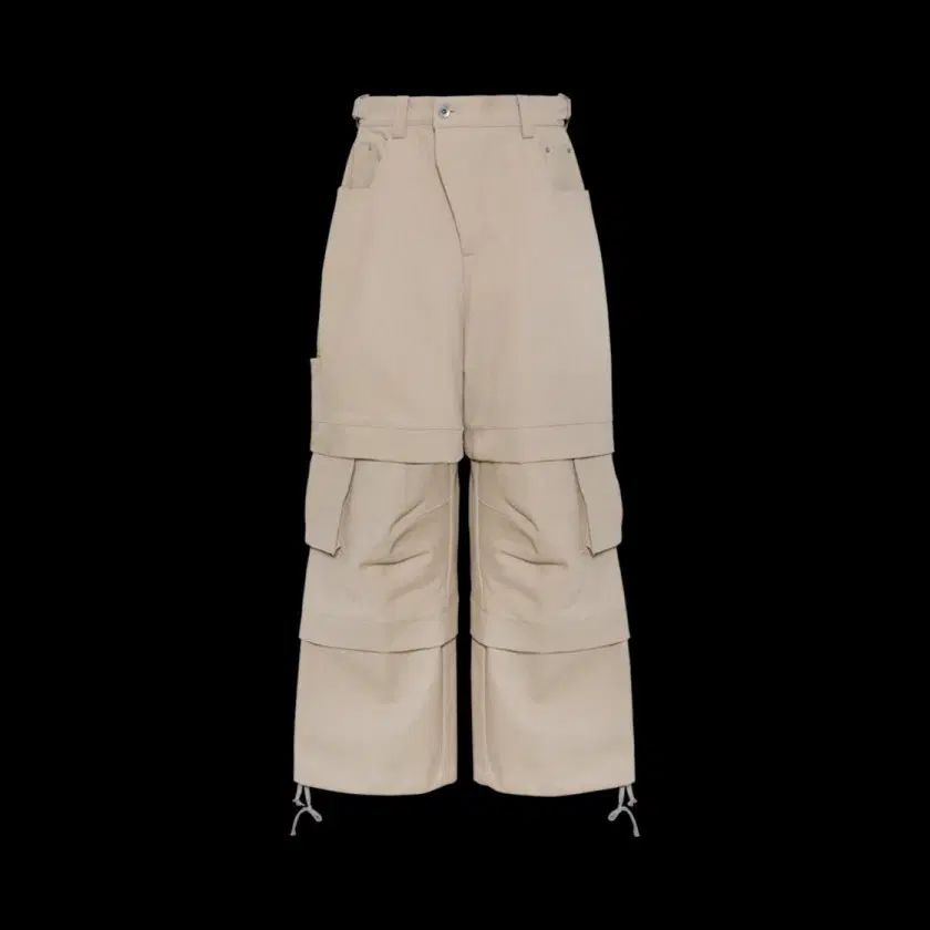 カミエン タイ タン バギー パンツ ベージュ 1