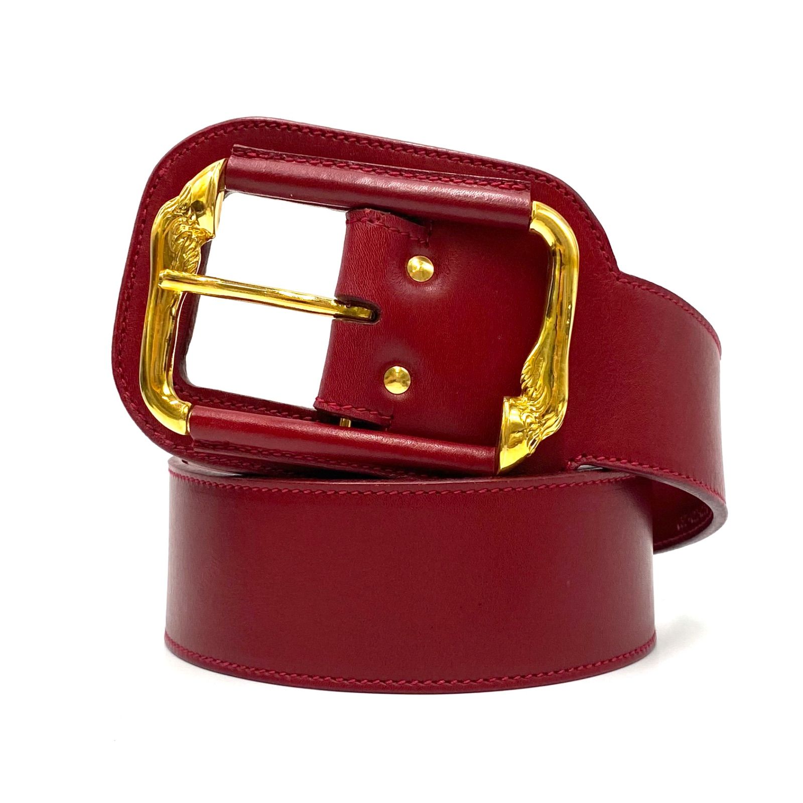 極上美品 希少！ GUCCI グッチ オールドグッチ ベルト ウエスト レザー