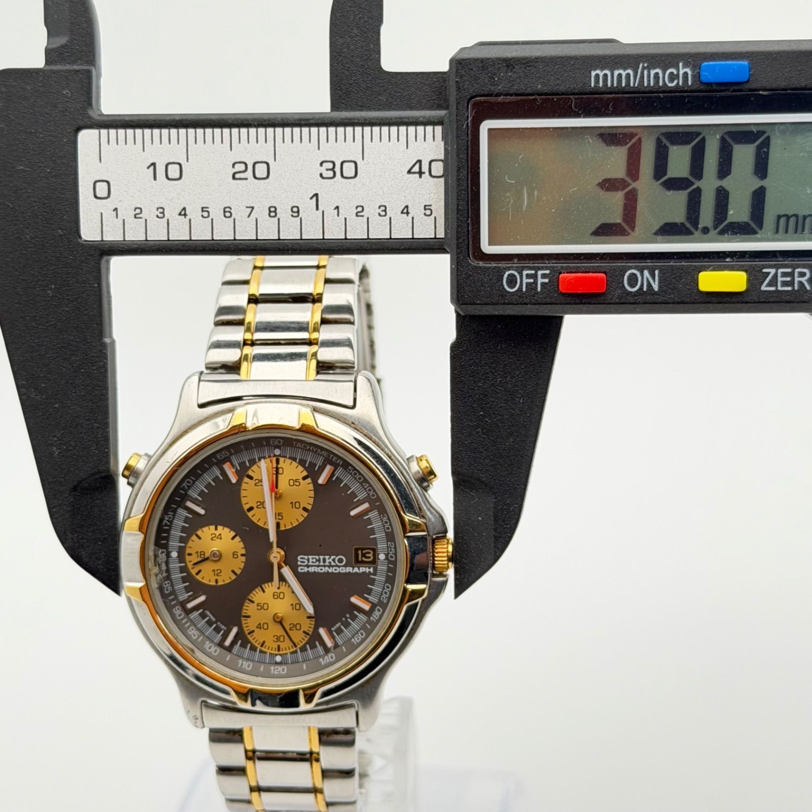 電池切れ 不動品】SEIKO 7T27-6A50 クロノグラフ 記念品 メンズ 腕時計