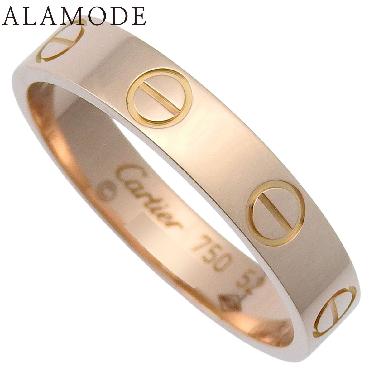 CARTIER(カルティエ) ラブコレクション LOVEリング スモールモデル B4085200 ピンクゴールド K18PG 52 3.0g 指輪 ラブリング レディース 40802214994【中古】【アラモード】