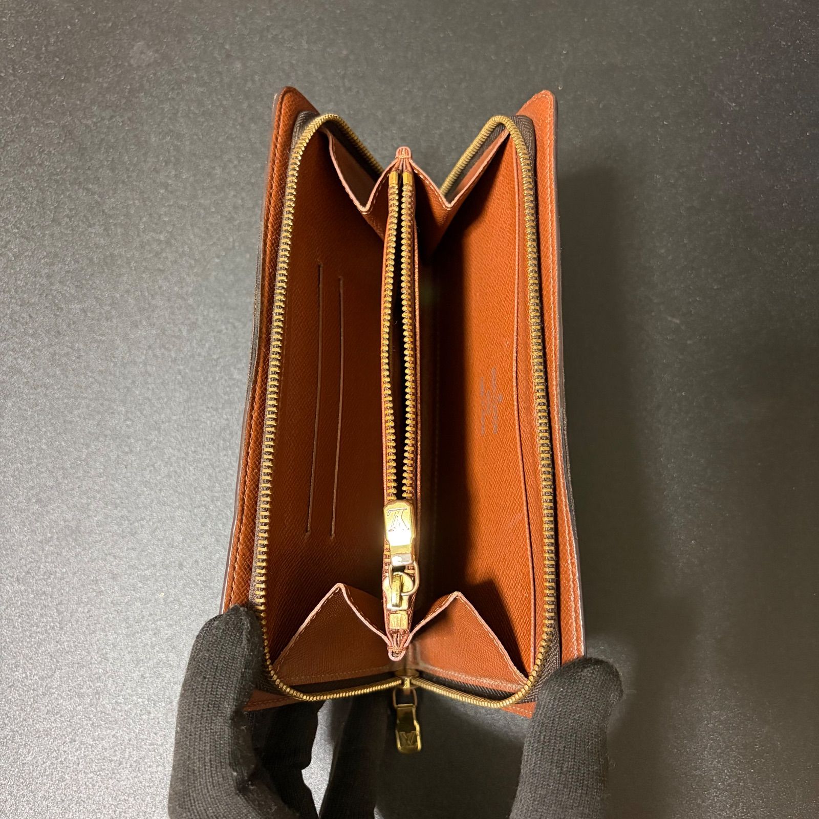 i75 ポルト モネ ジップ Louis Vuitton ルイ ヴィトン モノグラム 長