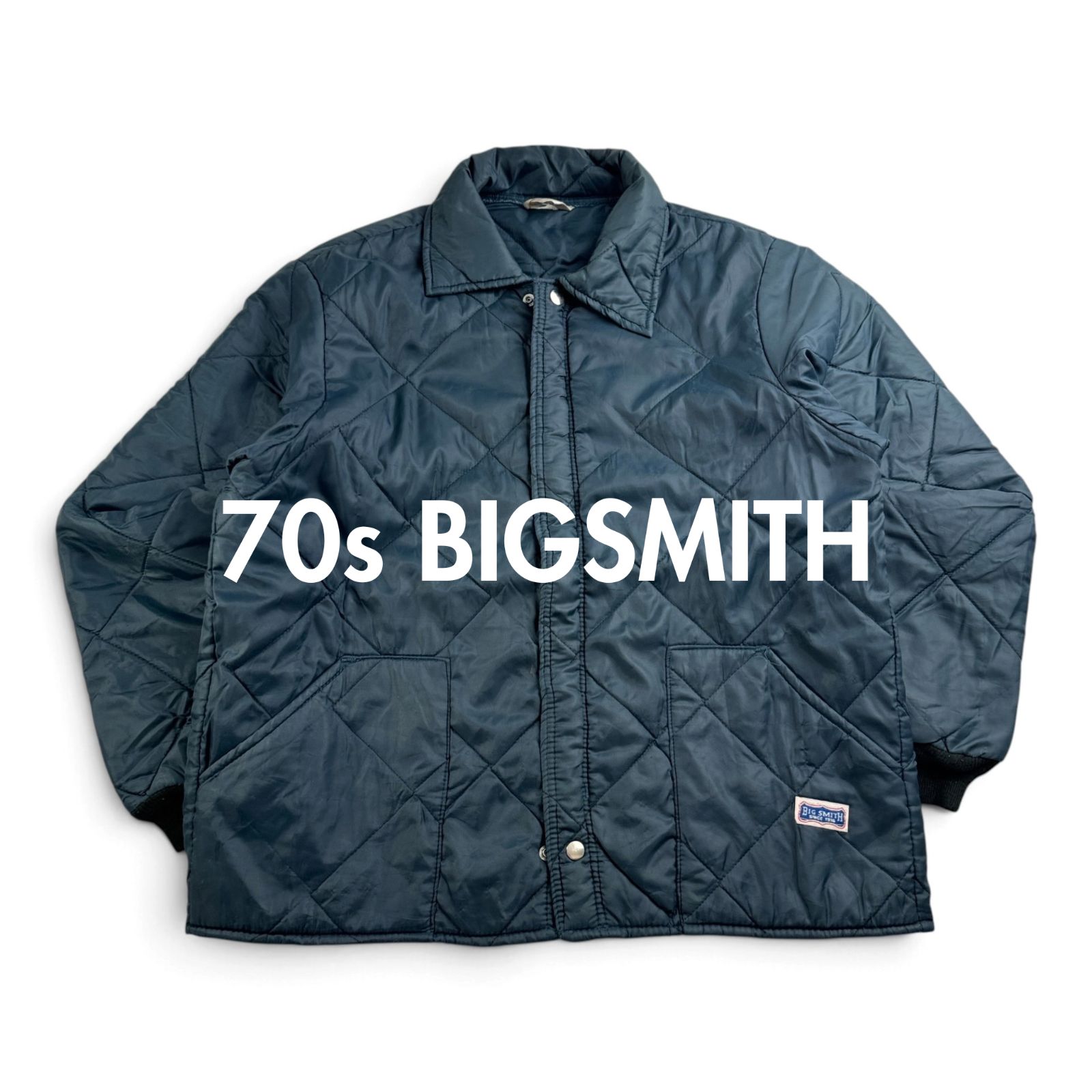 70s 80s ビッグスミス BIGSMITH USA製 キルティングジャケット 中綿