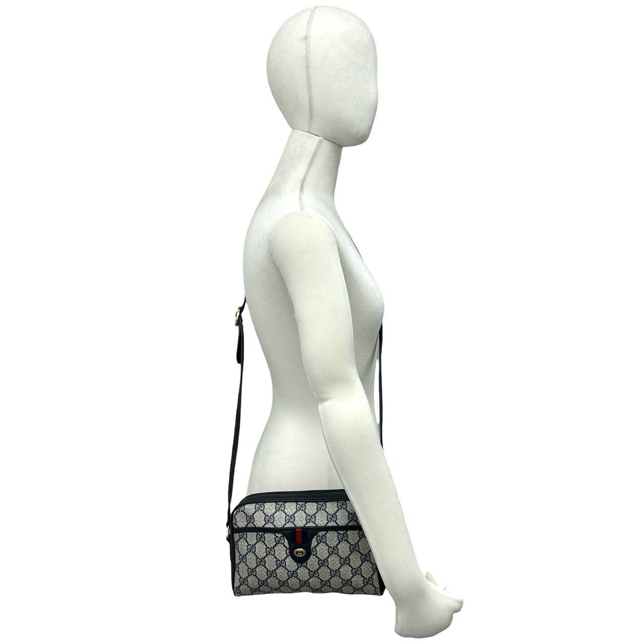 極 美品 GUCCI グッチ オールドグッチ ヴィンテージ シェリーライン GG