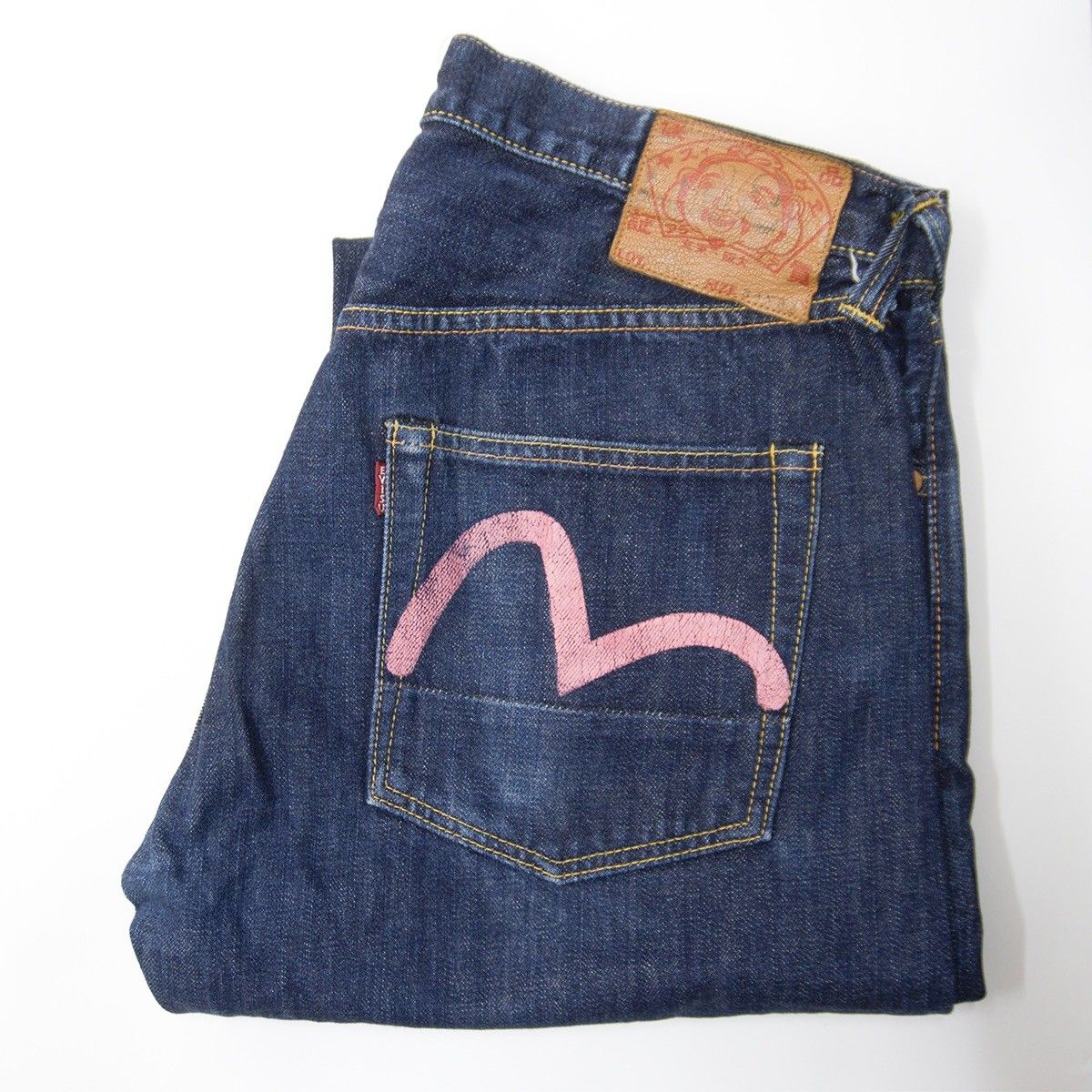 evisu No.2 lot2006 デニムパンツ 38×34 雰囲気抜群】EVISU 【LOT.2000 デニムパンツ】34×32 カモメ エビス