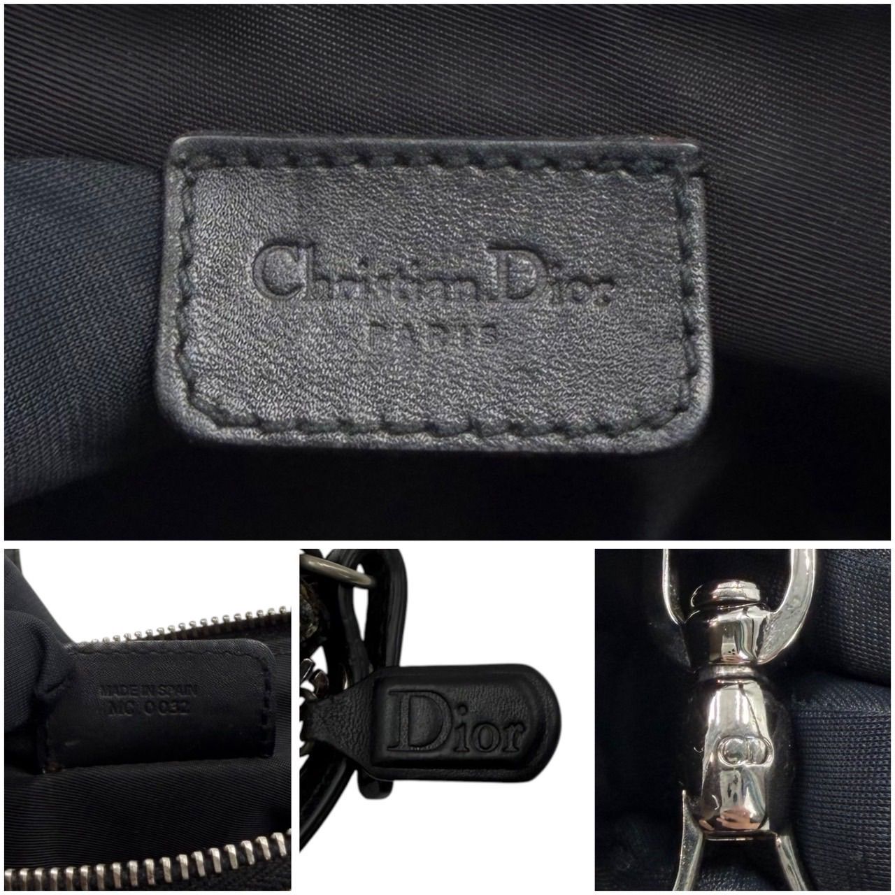 良品】Christian Dior クリスチャンディオール サドルバッグ サドル