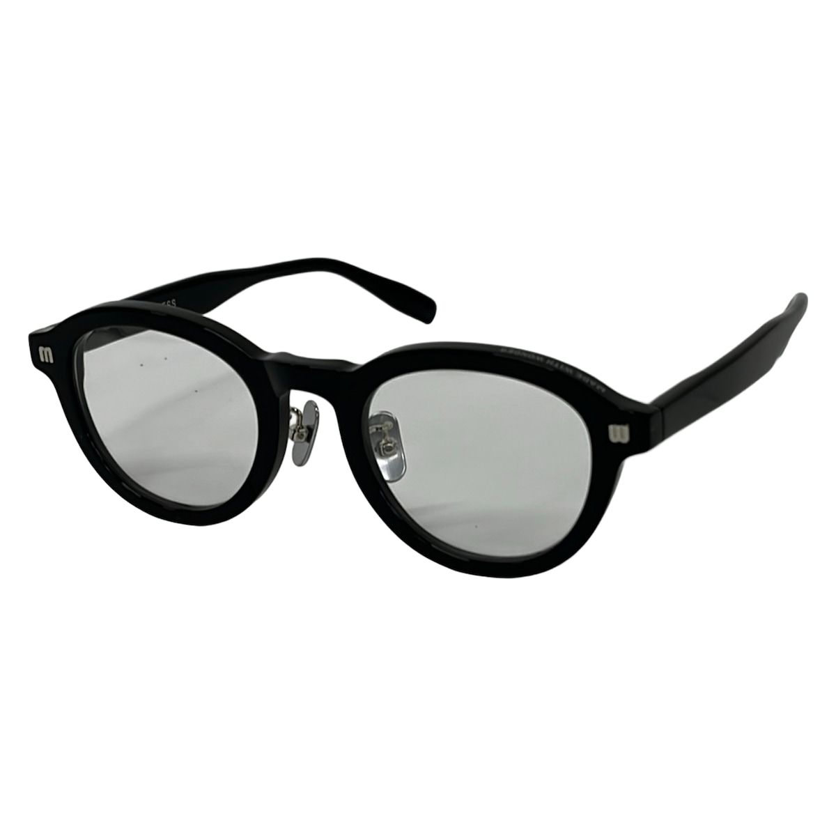 MY WEAKNESS(マイウィークネス) メガネ M.W.W GLASSES クリア×黒