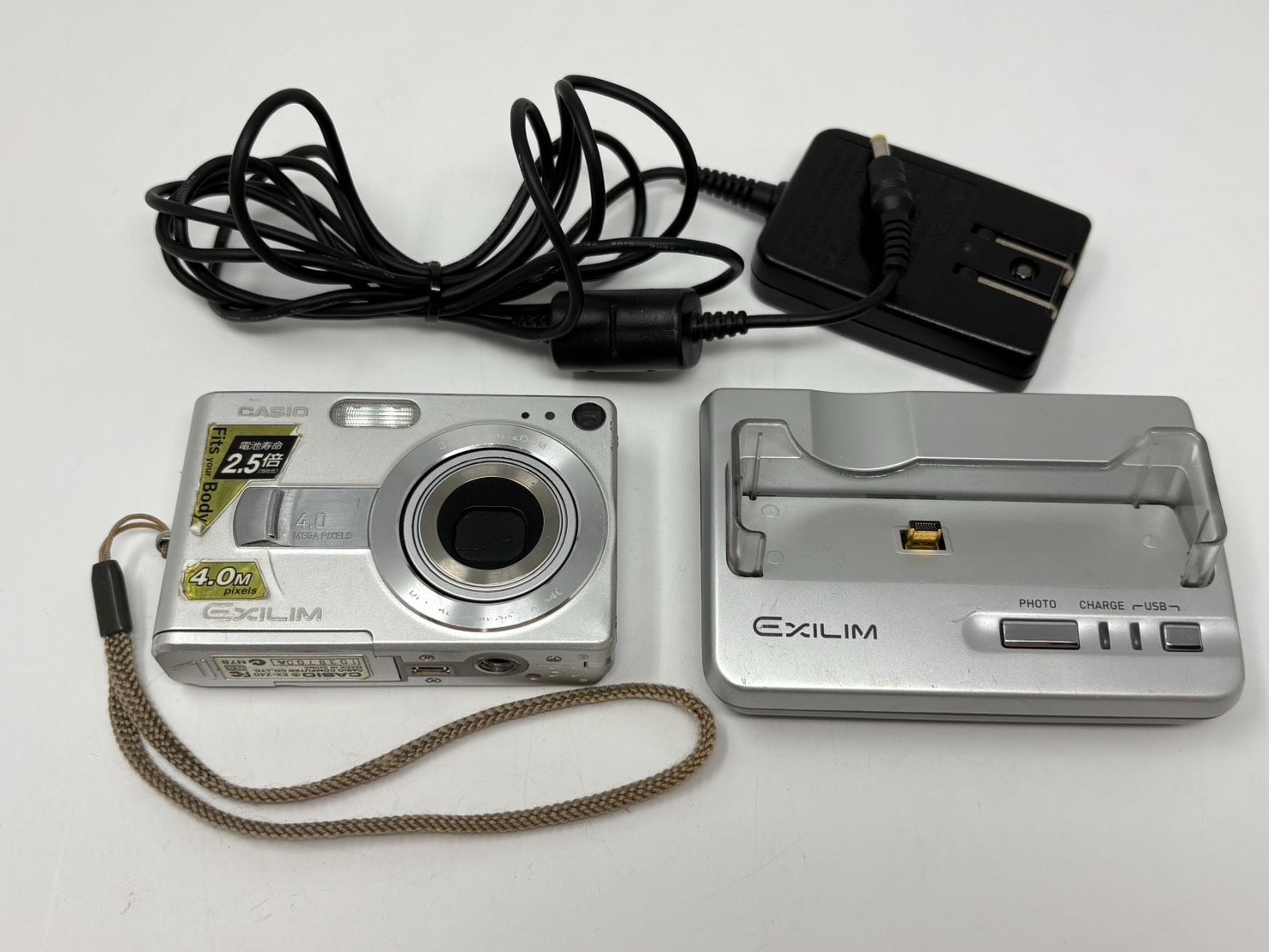 ◇CASIO カシオ デジタルカメラ EX-Z40 液晶難あり スタンド,充電器