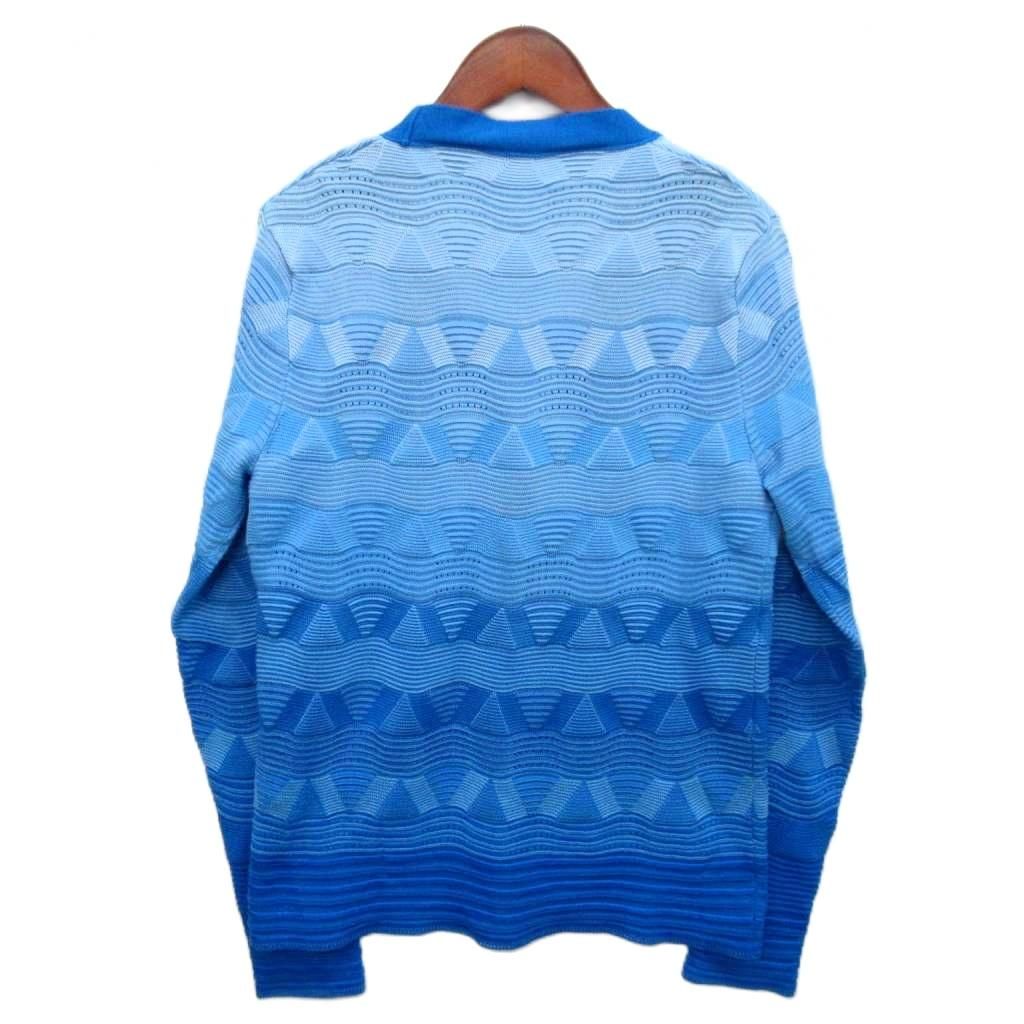 エムミッソーニ M MISSONI サマーニット ジグザグ ストライプ シアー