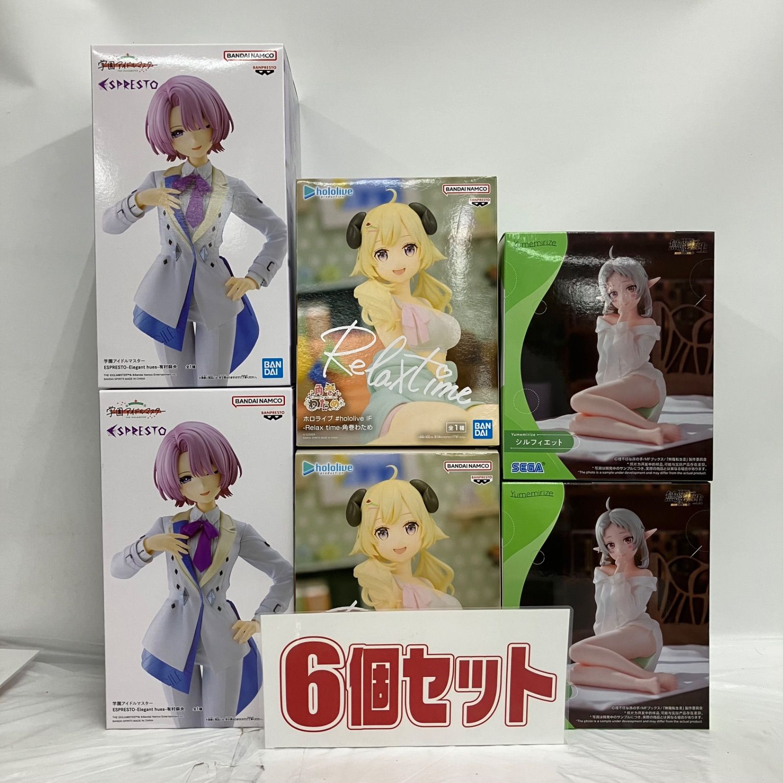 美少女フィギュア　まとめ売り 未開封 美少女フィギュア まとめ売り 3種 6個セット LFK218 f107