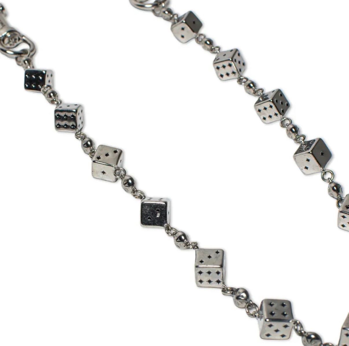 star chain world サイコロモチーフ ウォレットチェーン Central Cee着用】Starchain World ダイスウォレットチェーン