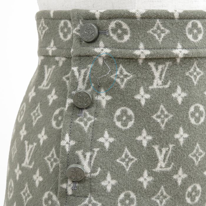ルイヴィトン　モノグラム　スカート　34 LOUIS VUITTON ルイ・ヴィトン ミニスカート サイズ 34 レディース