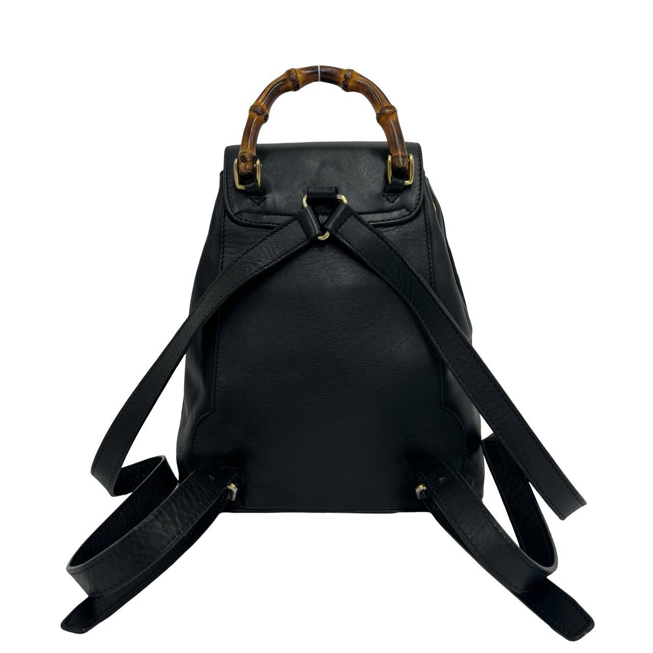 極 美品 GUCCI グッチ オールドグッチ ヴィンテージ バンブー レザー
