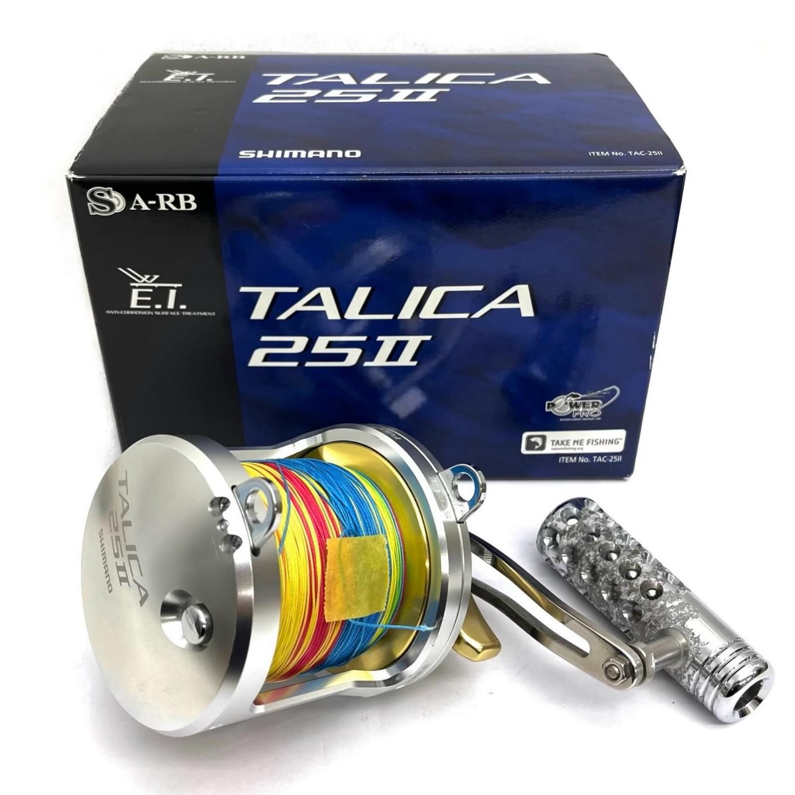 SHIMANO シマノ 両軸リール TALICA タリカ25II 2速 カスタムハンドル
