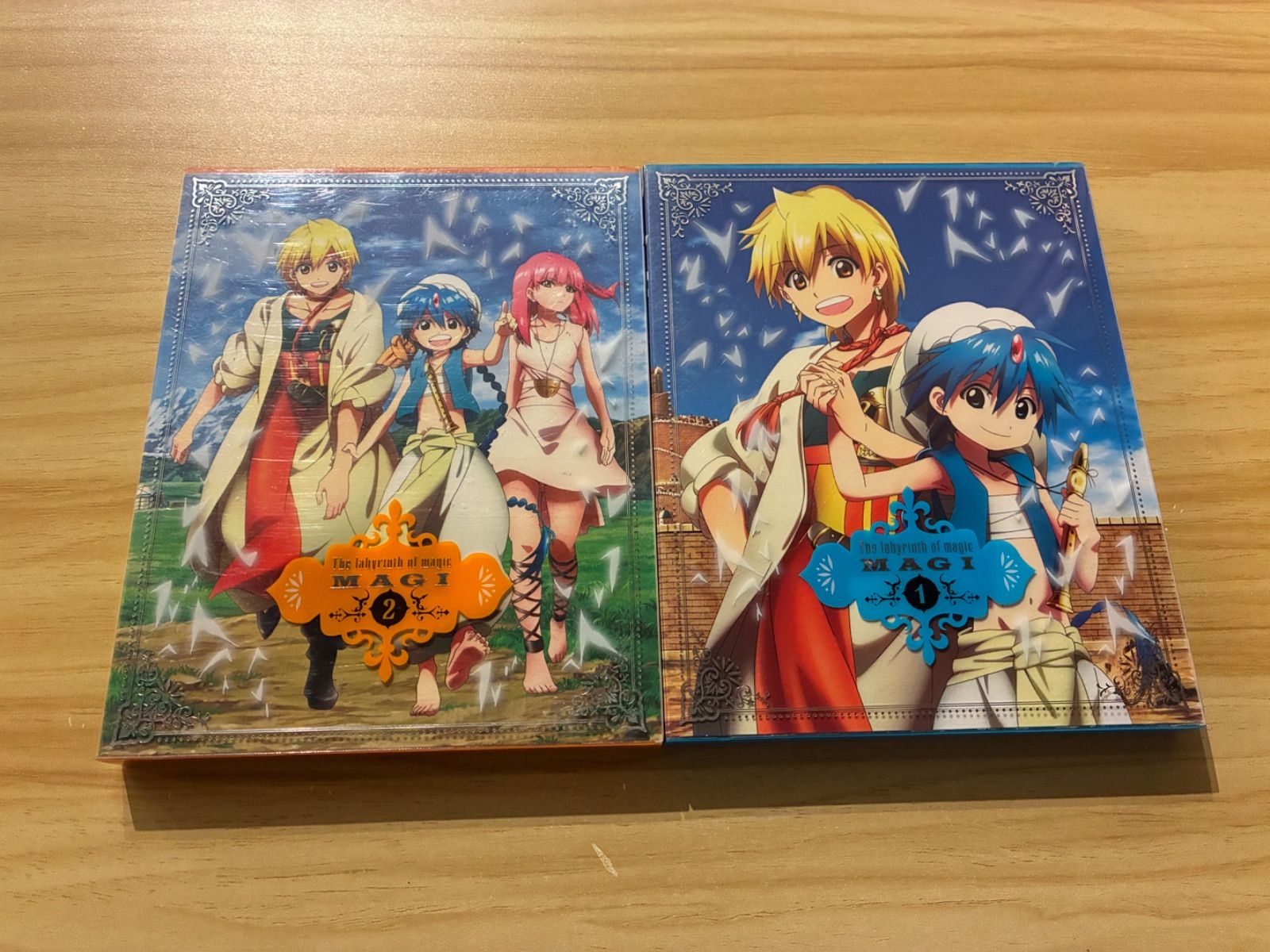 中古］［DVD］マギ The labyrinth of magic 1 & 2 (2巻セット)(第1巻